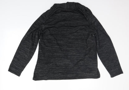 Womens UK Size 14 TIGI Grey Cardigan Jumper