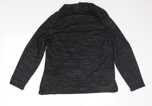 Womens UK Size 14 TIGI Grey Cardigan Jumper