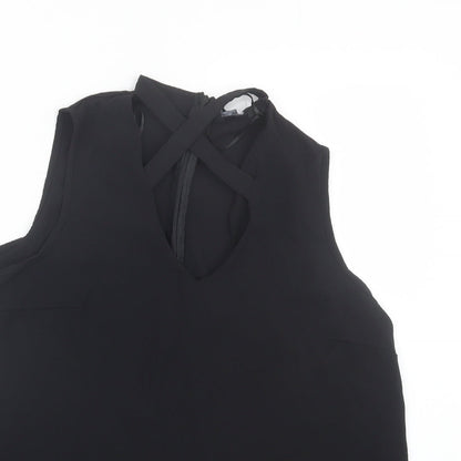 Womens UK Size 14 Select Black Basic Blouse