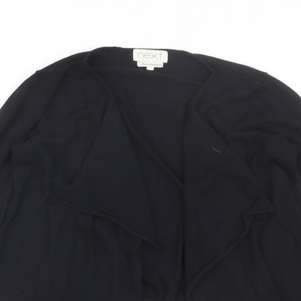 Womens UK Size 6 NEXT Black Cardigan Jumper