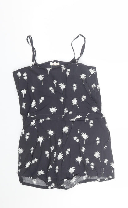 Levis Womens Grey Floral  Playsuit One-Piece Size XS