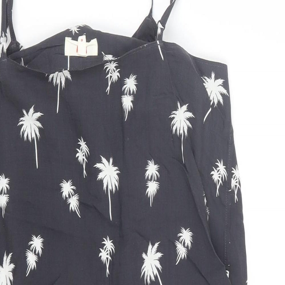 Levis Womens Grey Floral  Playsuit One-Piece Size XS