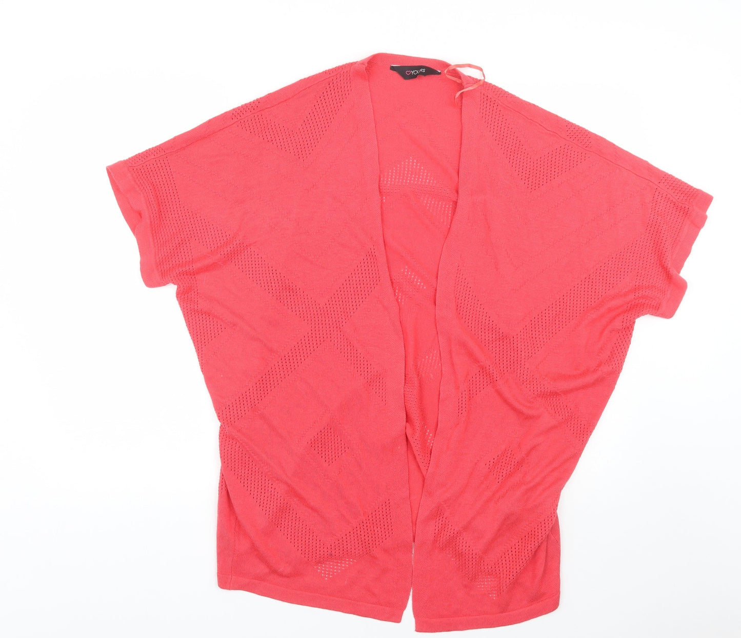 Love yours Womens Red   Cardigan Jumper Size 16