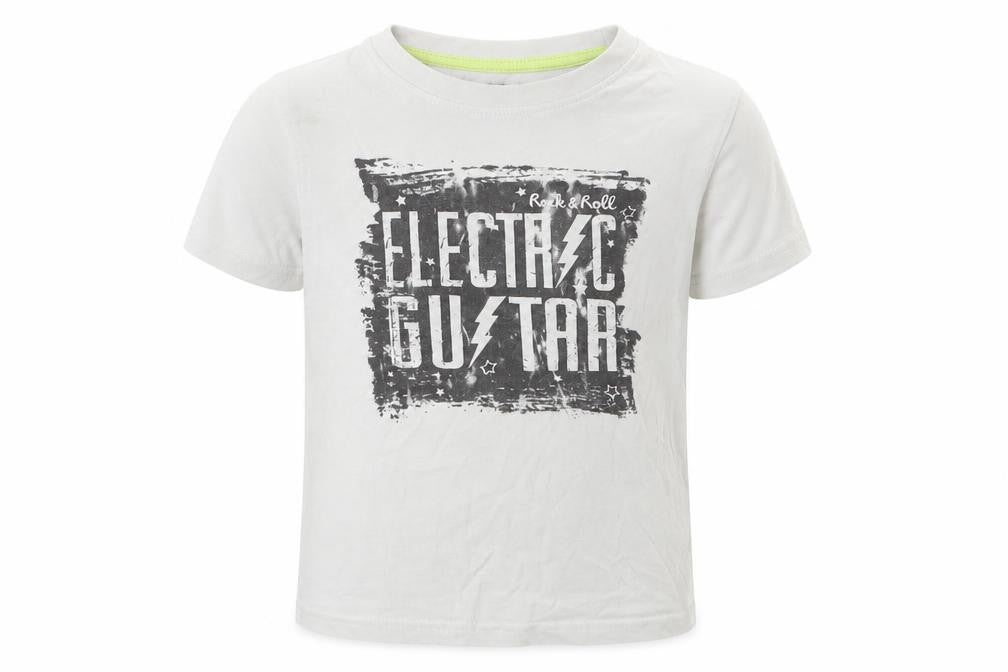 Front view of Blue Seven boys’ white basic t-shirt, size 5, years