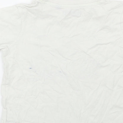 Blue Seven Boys White   Basic T-Shirt Size 5 Years