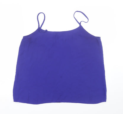 Papaya Womens Blue   Basic Tank Size 16