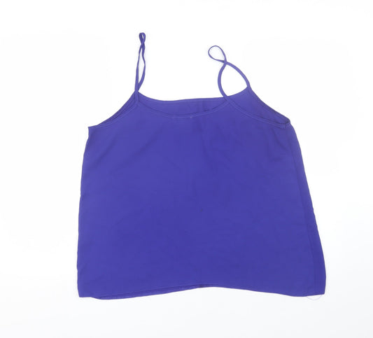 Papaya Womens Blue   Basic Tank Size 16