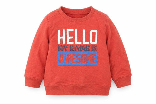 Mothercare Boys Red   Pullover Jumper Size 12-18 Months