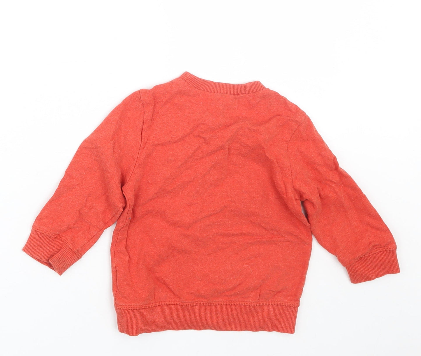 Mothercare Boys Red   Pullover Jumper Size 12-18 Months