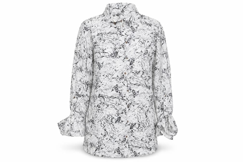 Womens UK Size 10 Primark White Basic Button-Up