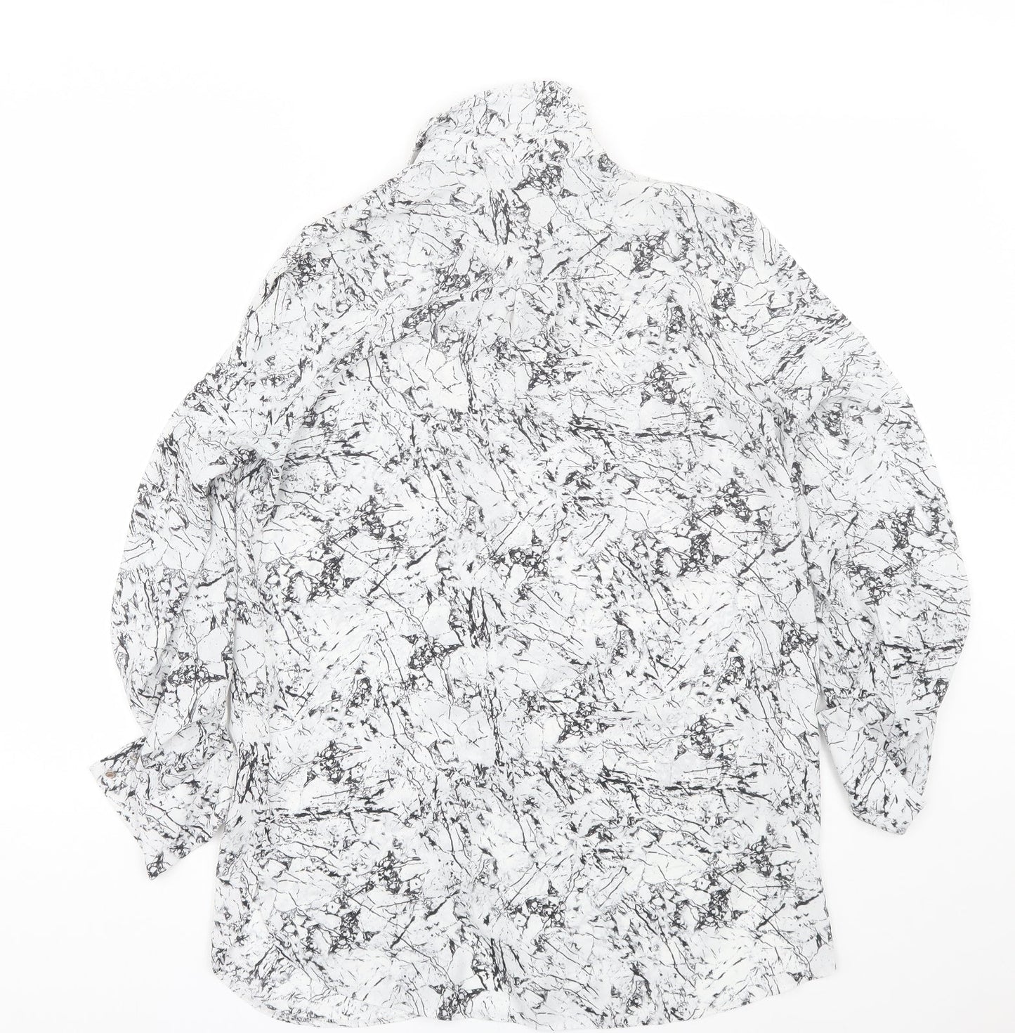 Primark Womens White   Basic Button-Up Size 10