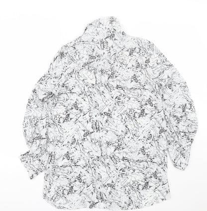 Primark Womens White   Basic Button-Up Size 10