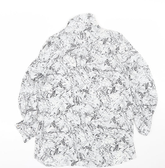 Primark Womens White   Basic Button-Up Size 10