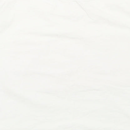 Matalan Girls White   Basic T-Shirt Size 11 Years