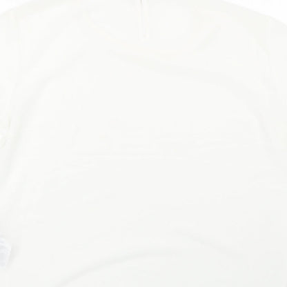Pieces Womens White   Basic Blouse Size XL