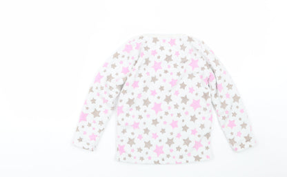 Young Dimension Girls Multicoloured Polka Dot  Top Pyjama Top Size 7-8 Years