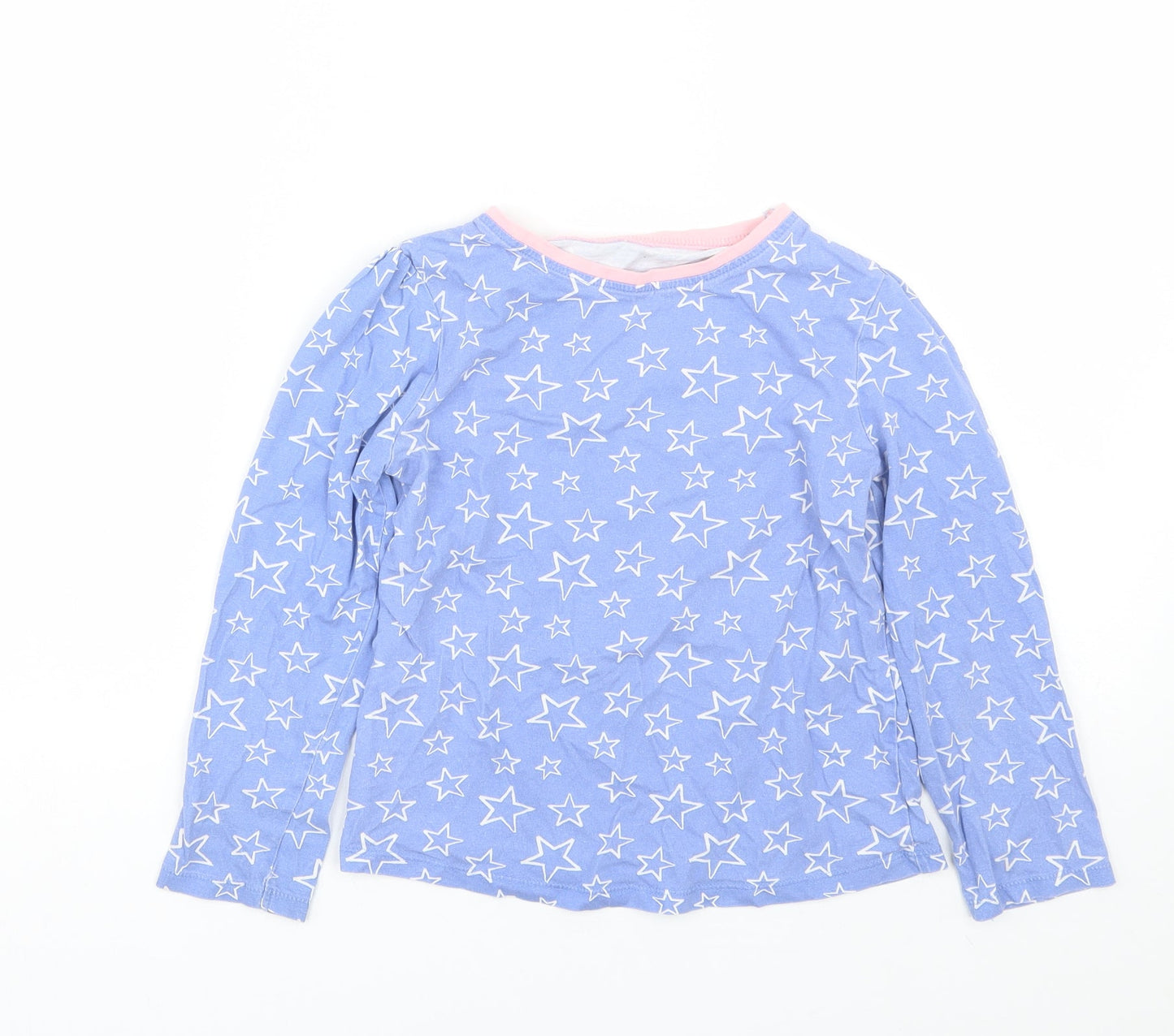 George  Girls Black   Top Pyjama Top Size 8-9 Years  - Stars