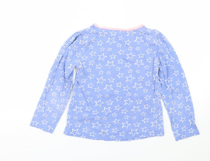 George  Girls Black   Top Pyjama Top Size 8-9 Years  - Stars
