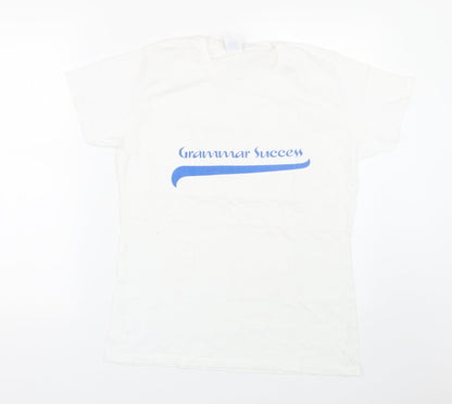 Russell Athletic Girls White   Basic T-Shirt Size 11-12 Years