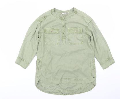 RIG utiliy Womens Green   Basic Blouse Size S
