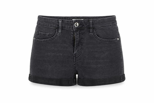 H&M Womens Black  Denim Cut-Off Shorts Size 4