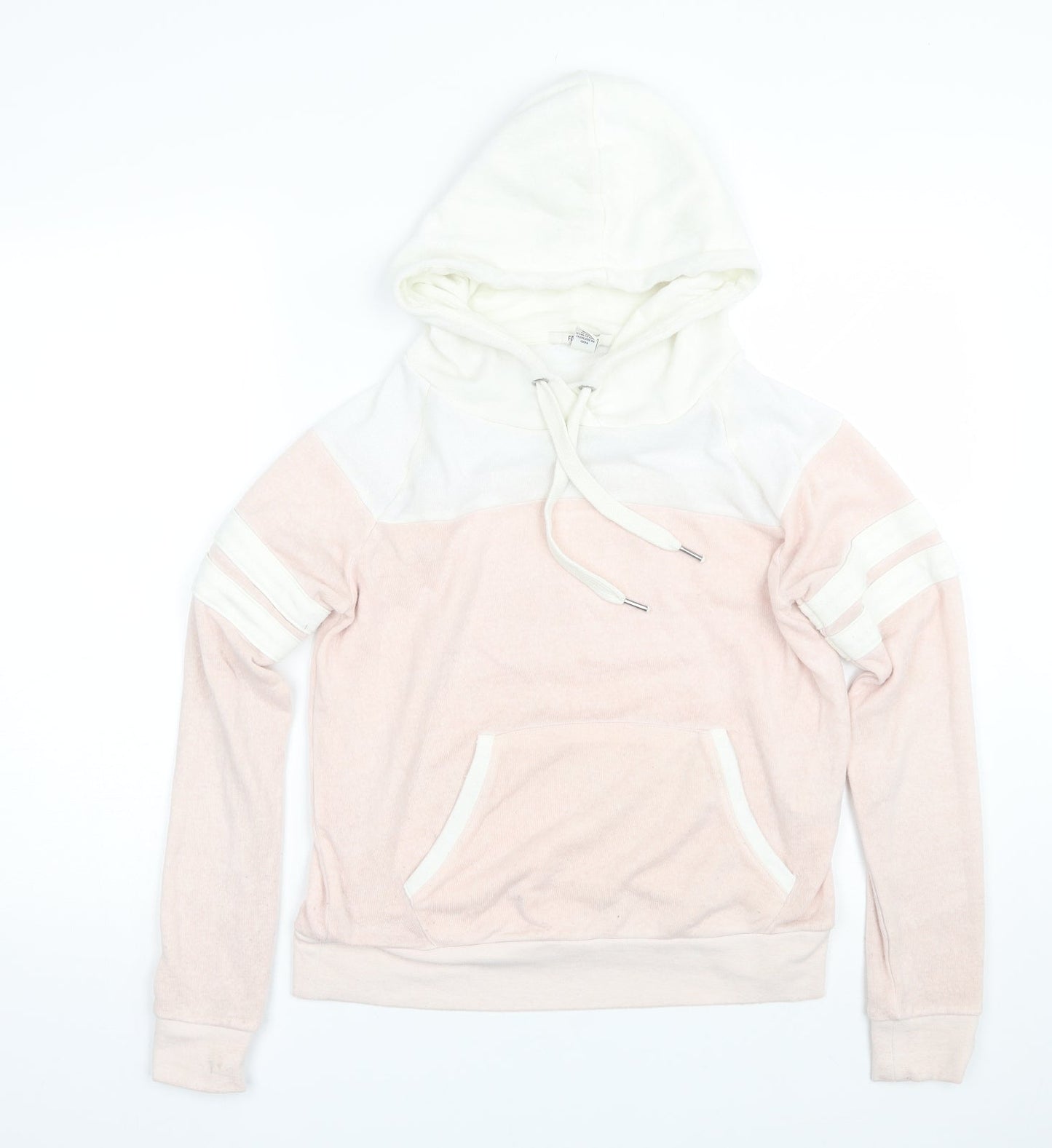 Womens UK Size S FOREVER 21 Pink Pullover Hoodie