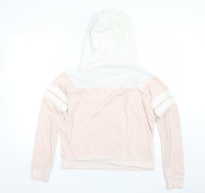 Womens UK Size S FOREVER 21 Pink Pullover Hoodie
