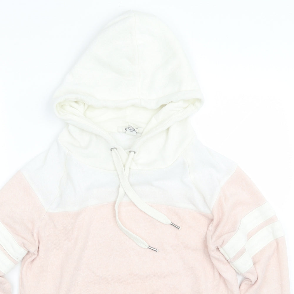 Womens UK Size S FOREVER 21 Pink Pullover Hoodie