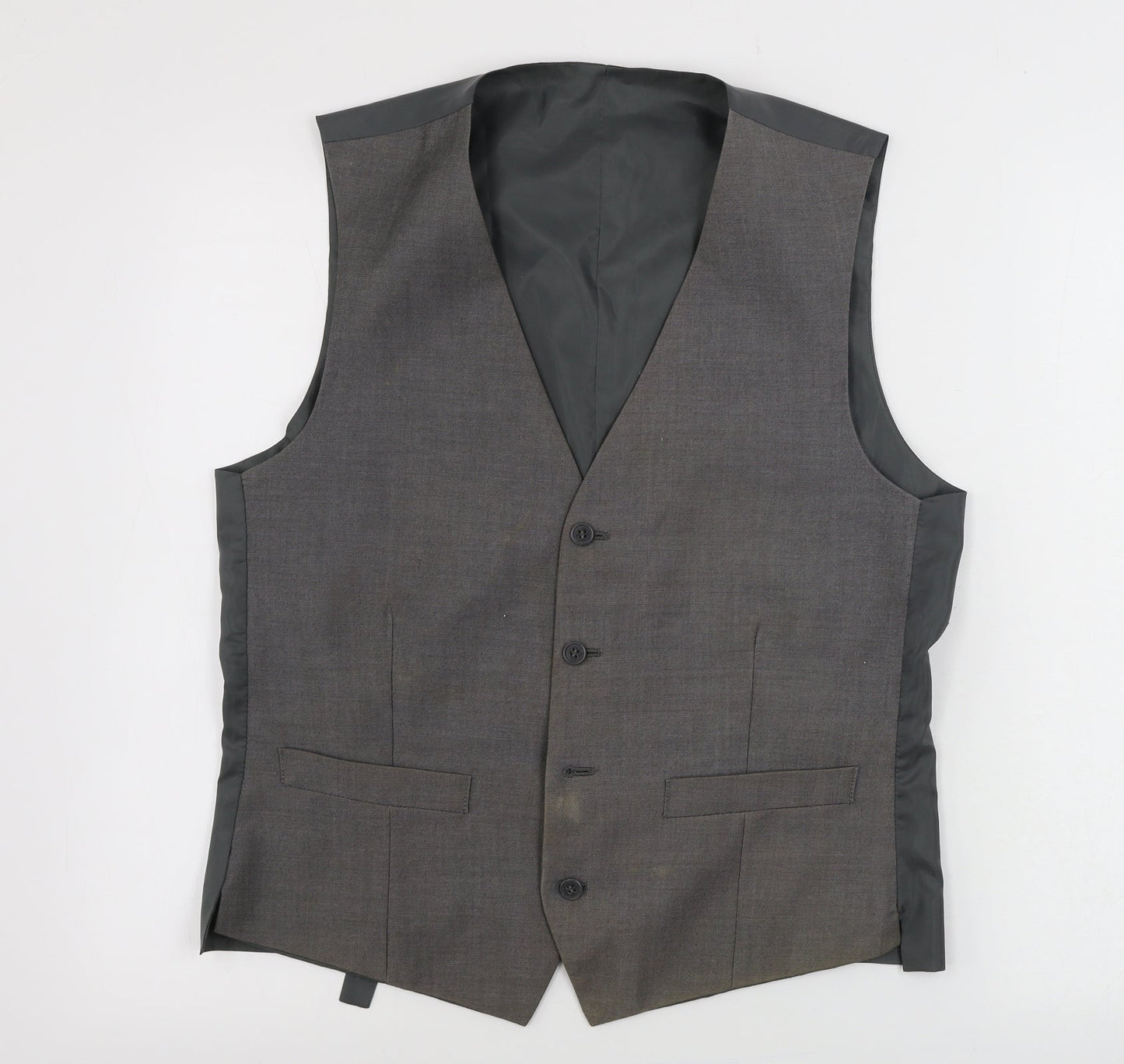 Mens UK Size 38 Burton Regular Grey Suit Jacket