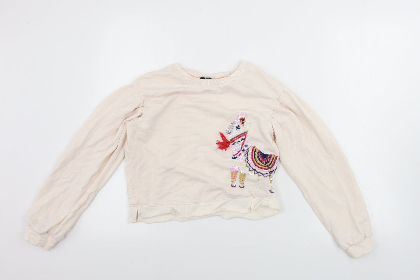 Marks and Spencer  Girls Pink   Pullover Jumper Size 10-11 Years