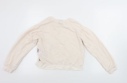 Marks and Spencer  Girls Pink   Pullover Jumper Size 10-11 Years