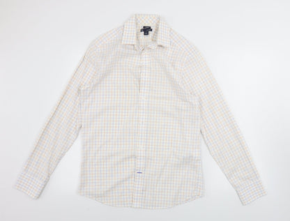 Mens UK Size S Gap White  Button-Up Long Sleeve Casual Shirt