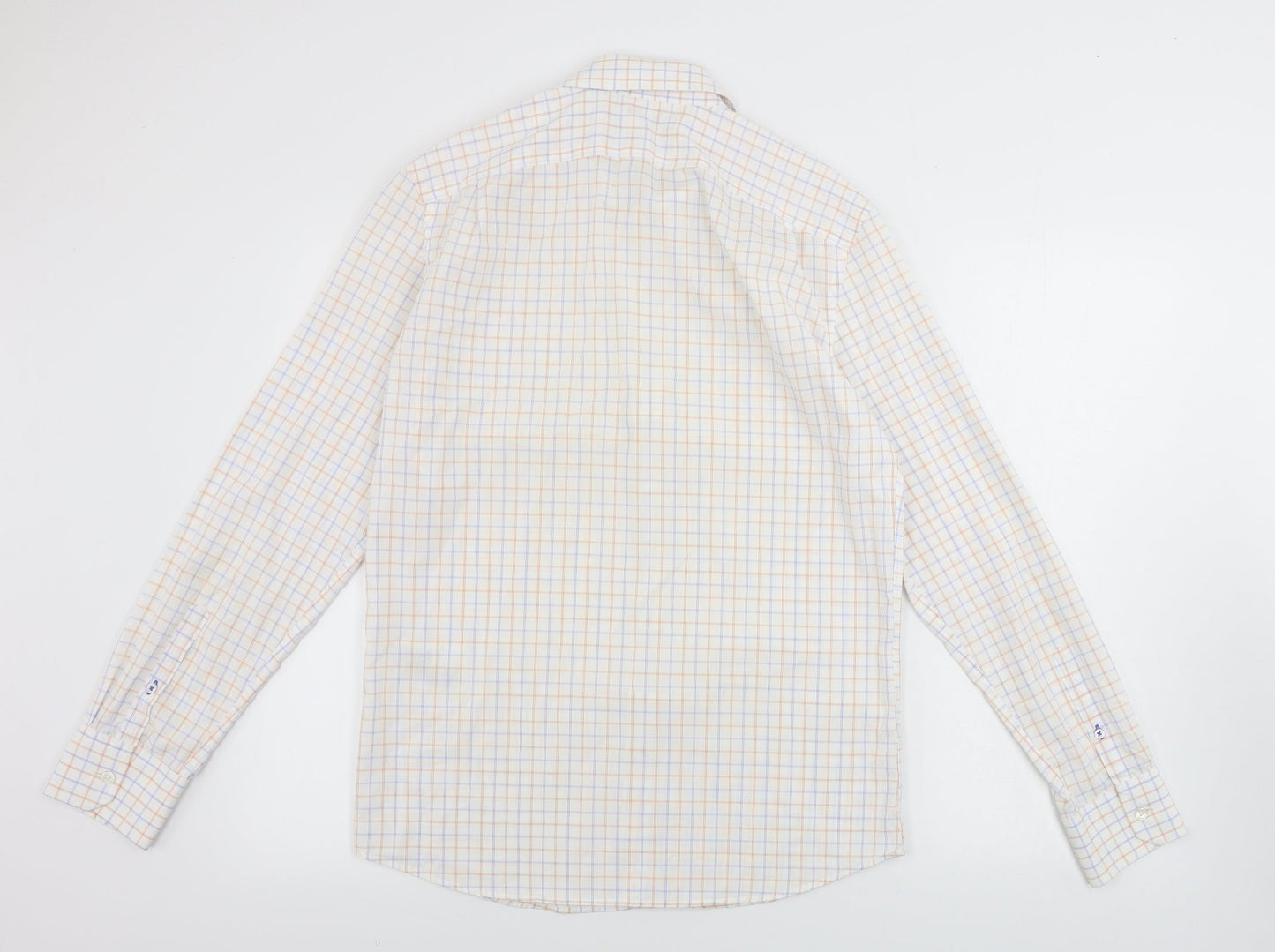 Mens UK Size S Gap White  Button-Up Long Sleeve Casual Shirt