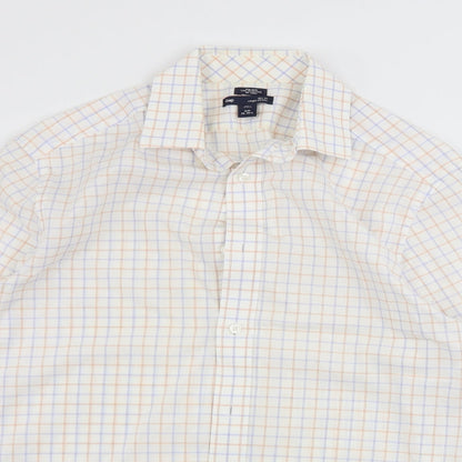 Mens UK Size S Gap White  Button-Up Long Sleeve Casual Shirt
