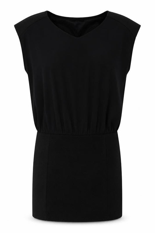 Front view of Mango women’s black bodycon, size S