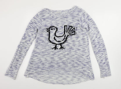 Womens UK Size 10 New Look White Pullover Jumper