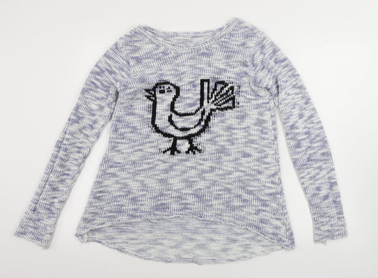 Womens UK Size 10 New Look White Pullover Jumper