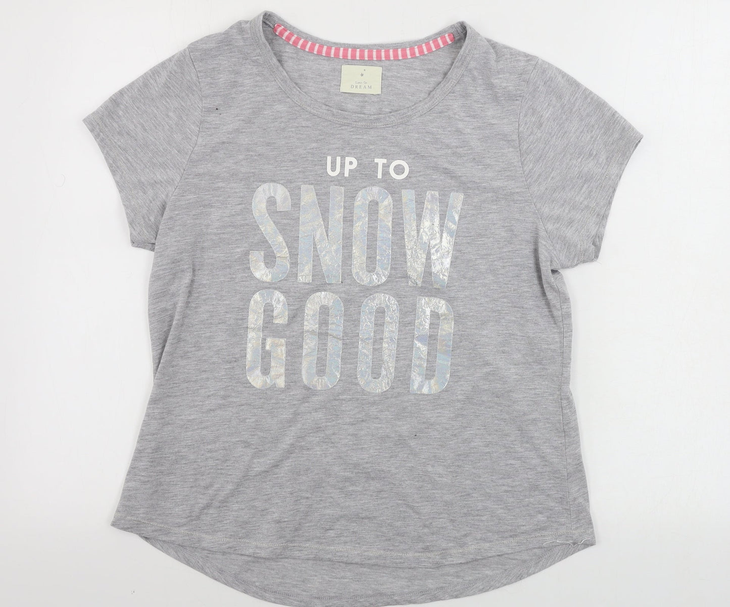 Matalan  Womens Grey   Basic T-Shirt Size 12