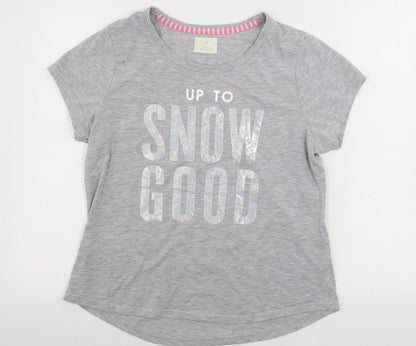 Matalan  Womens Grey   Basic T-Shirt Size 12