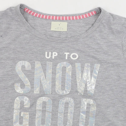 Matalan  Womens Grey   Basic T-Shirt Size 12