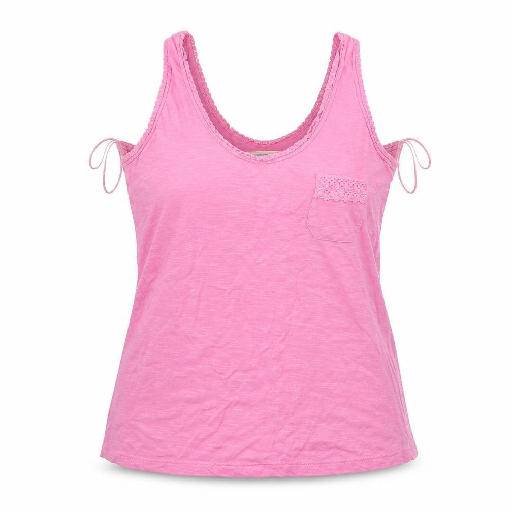 Womens UK Size 12 Matalan Pink Basic Tank