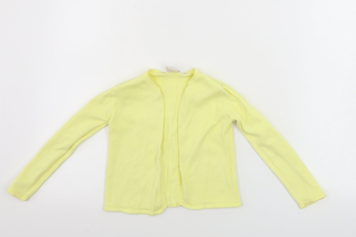 Girl 2 Girl  Girls Yellow Houndstooth  Cardigan Jumper Size 4-5 Years