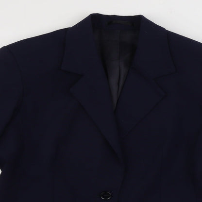 Womens UK Size 10 preworn Regular Blue Blazer