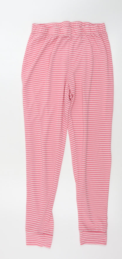 Matalan  Womens Pink Striped  Trousers  Size 12 L25 in