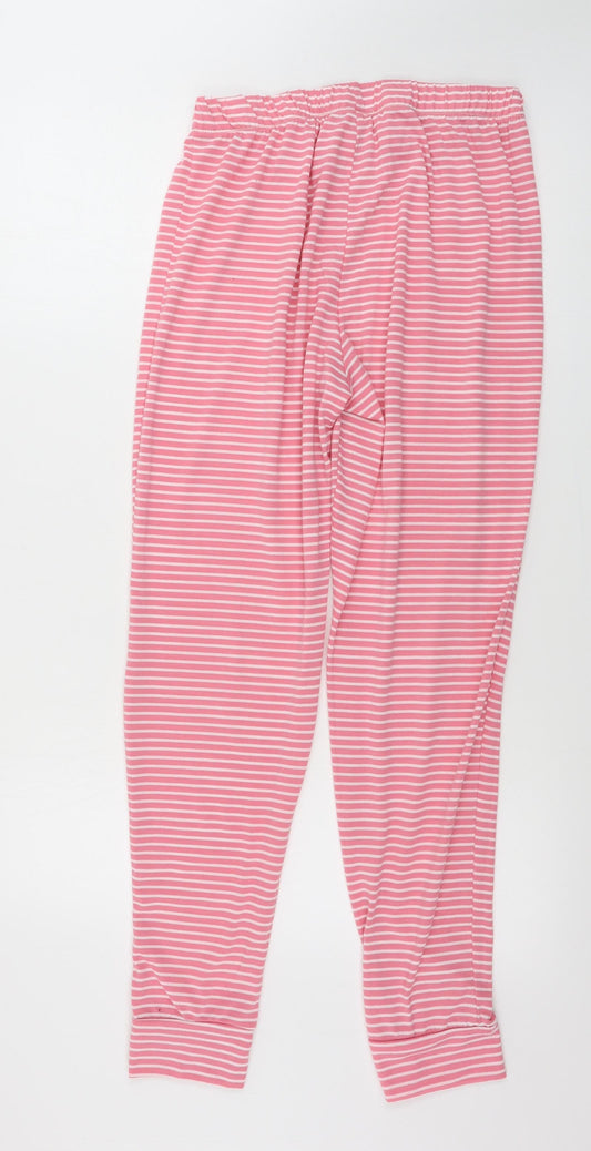 Matalan  Womens Pink Striped  Trousers  Size 12 L25 in