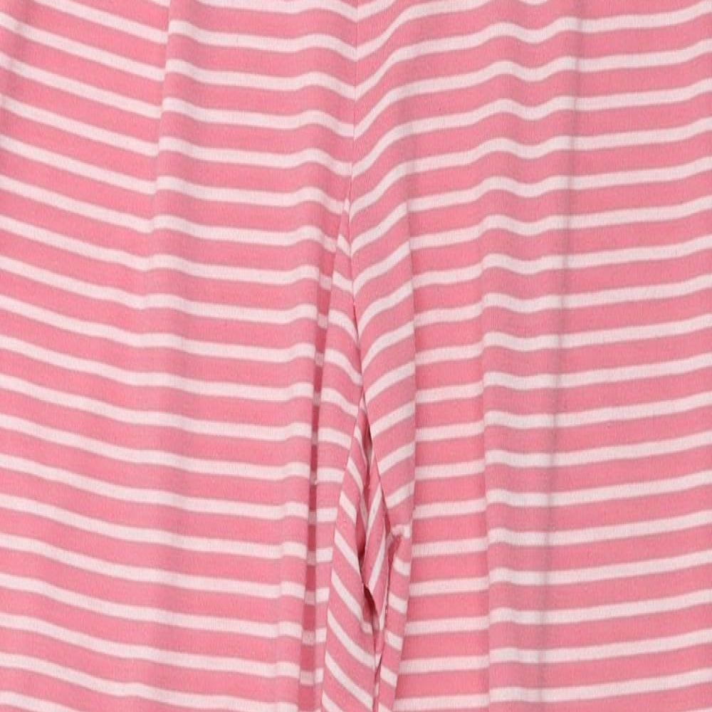 Matalan  Womens Pink Striped  Trousers  Size 12 L25 in