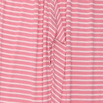 Matalan  Womens Pink Striped  Trousers  Size 12 L25 in