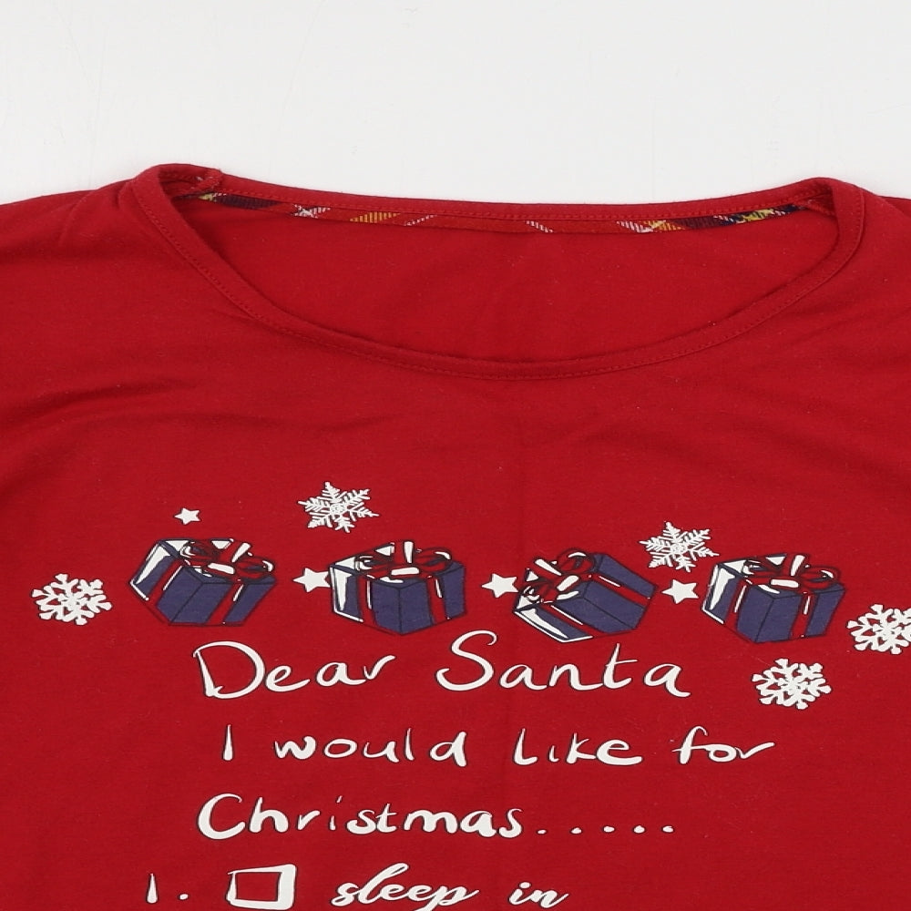 Matalan  Womens Red   Basic T-Shirt Size S