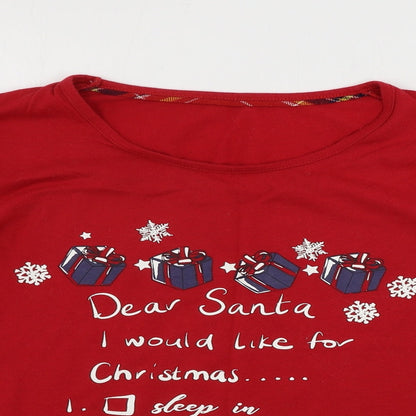 Matalan  Womens Red   Basic T-Shirt Size S