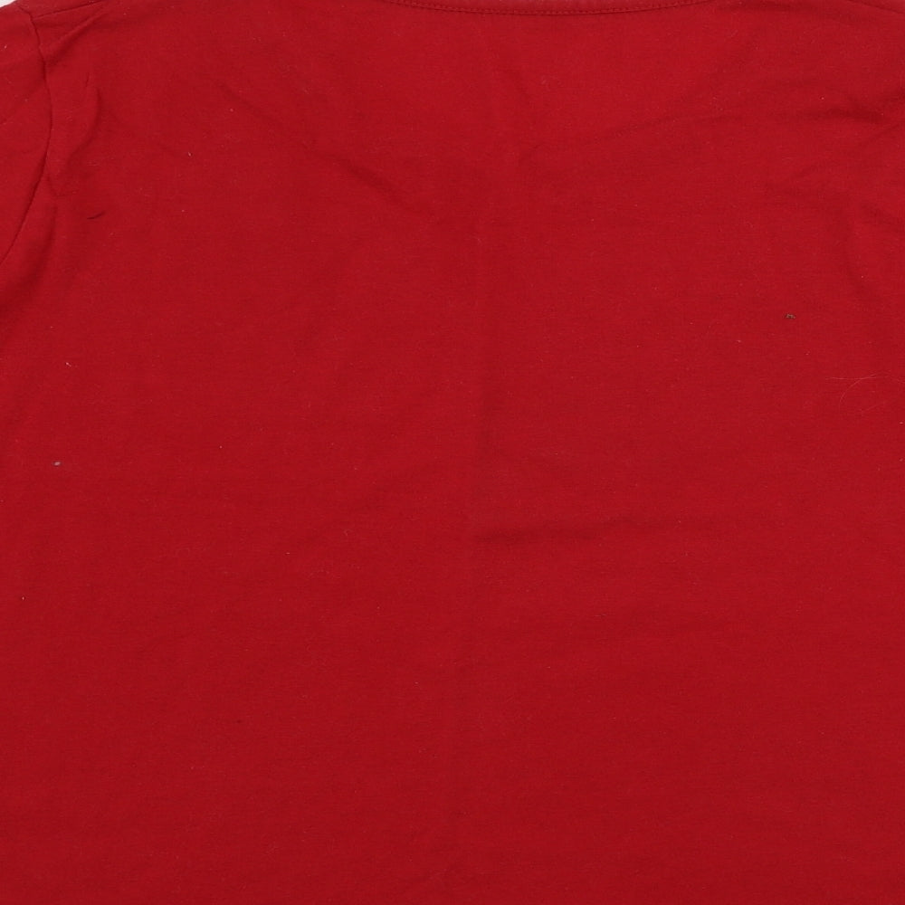Matalan  Womens Red   Basic T-Shirt Size S